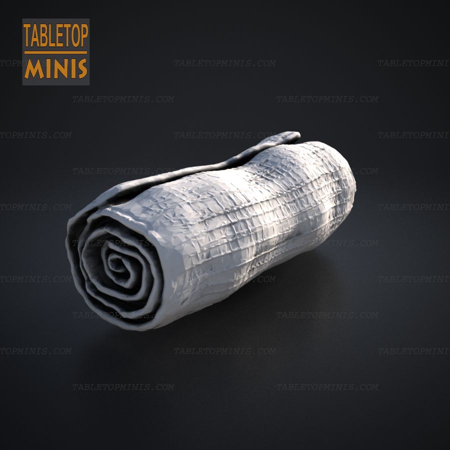  token bandage roll material cloth stl mesh dnd 3dprint mini miniature