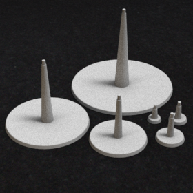 base round stand support stl mesh dnd 3dprint mini miniature