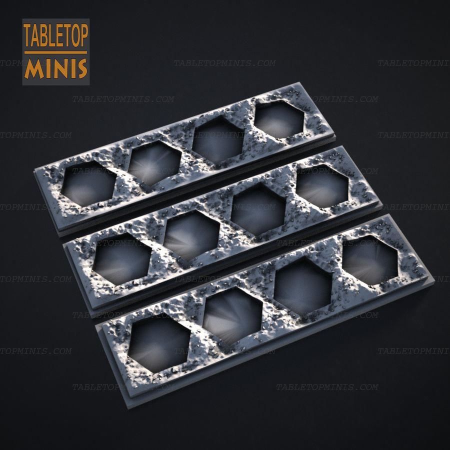  base case battletech display stl mesh dnd 3dprint mini miniature