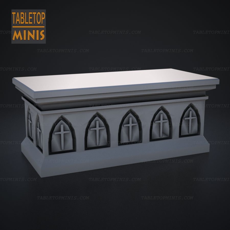  table holy church cathedral altar religious religion communion blessed vatican god stl mesh dnd 3dprint mini miniature