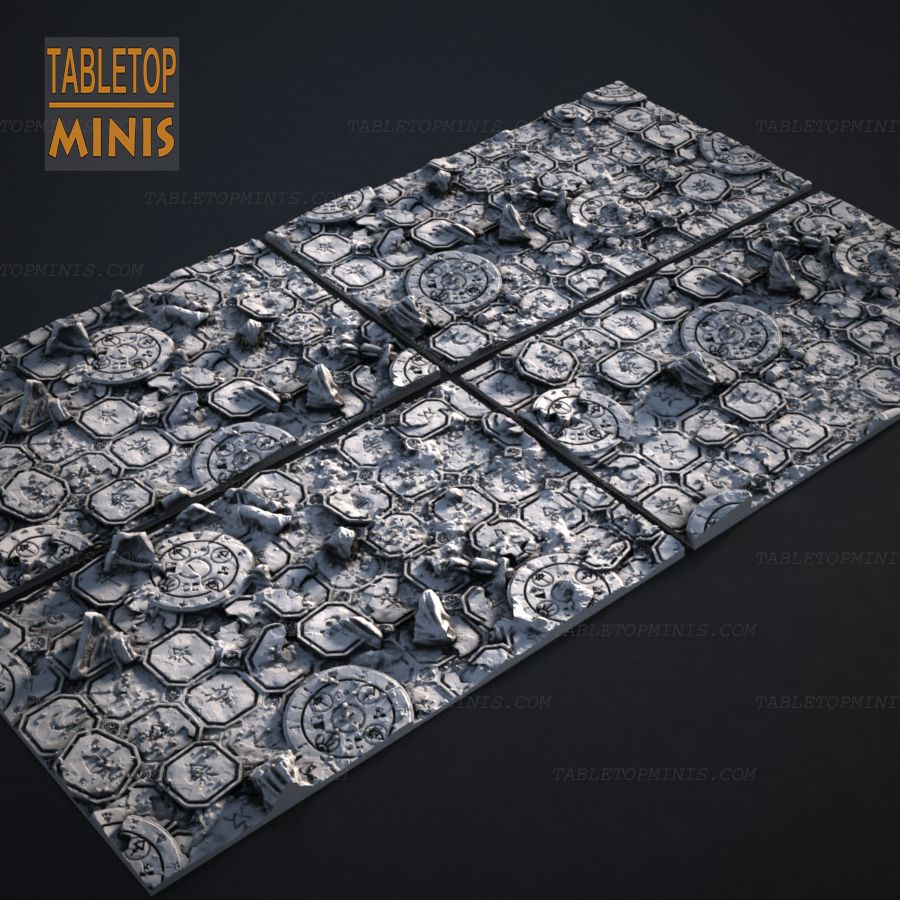 base stone tile tiles bases tiled topper capsule pavers stl mesh dnd 3dprint mini miniature