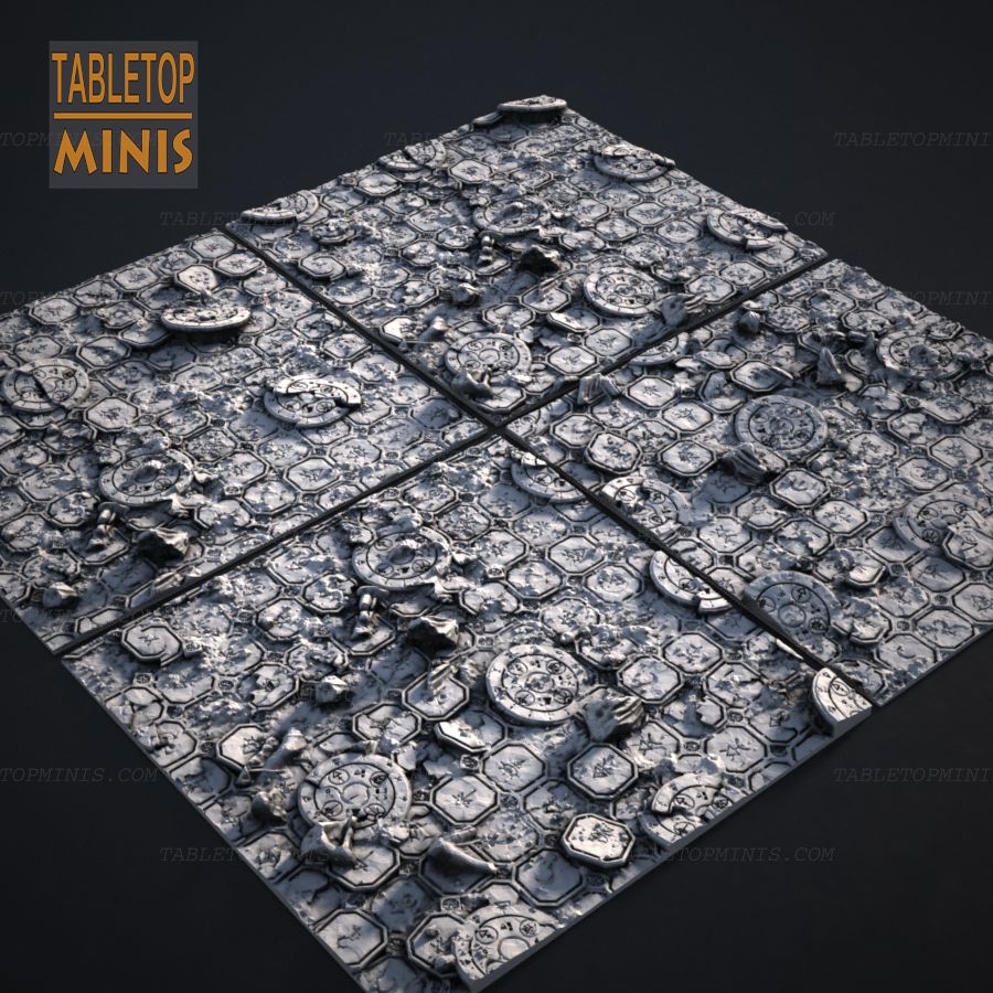 base square stone tile tiles bases tiled topper capsule pavers stl mesh dnd 3dprint mini miniature