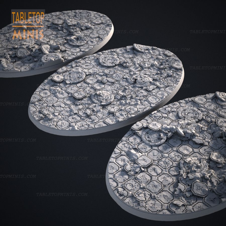base ancient tile warhammer bases ruins warhammer40k eldar ruin stl mesh dnd 3dprint mini miniature