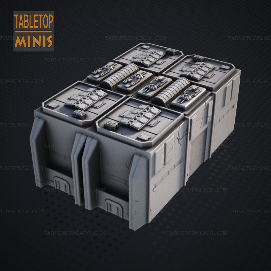  hex terrain scifi battletech mech sci fi building tabletop wargame 6mm game robots stl mesh dnd 3dprint mini miniature