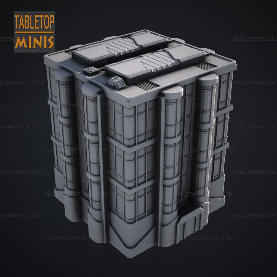 hex terrain scifi battletech mech sci fi building tabletop wargame 6mm game robots stl mesh dnd 3dprint mini miniature
