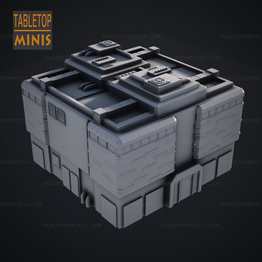 hex terrain scifi battletech mech sci fi building tabletop wargame 6mm game robots stl mesh dnd 3dprint mini miniature