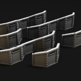  barrier warhammer wargaming warhammer40k defence fortification Aegis Line stl mesh dnd 3dprint mini miniature